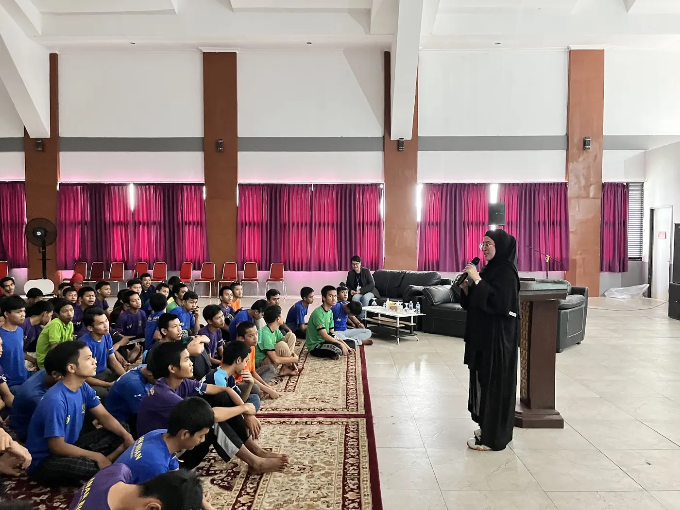 Aula LPKA saat kegiatan