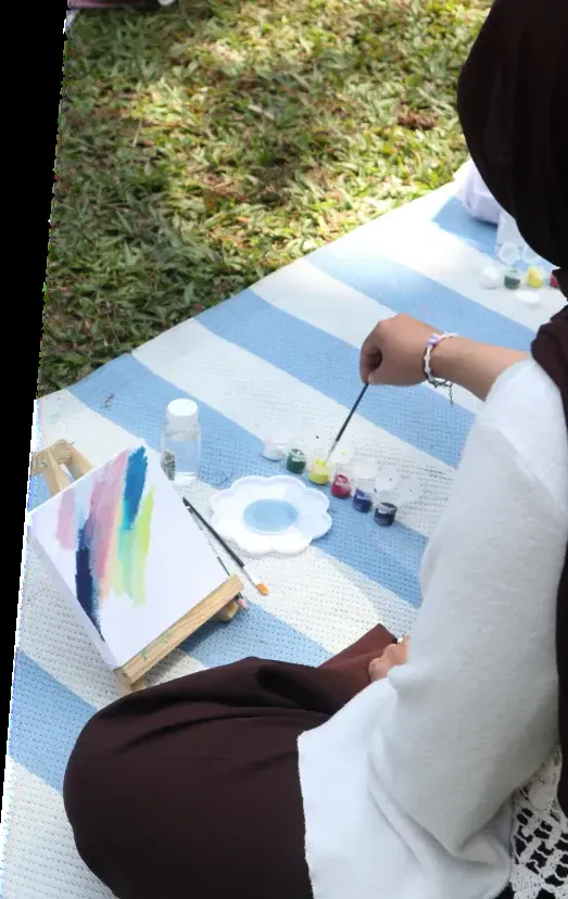 Sesi journaling dan art healing